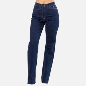 Judy Blue Dark Wash Straight Fit Classic Blue Women's Jeans size 15 32